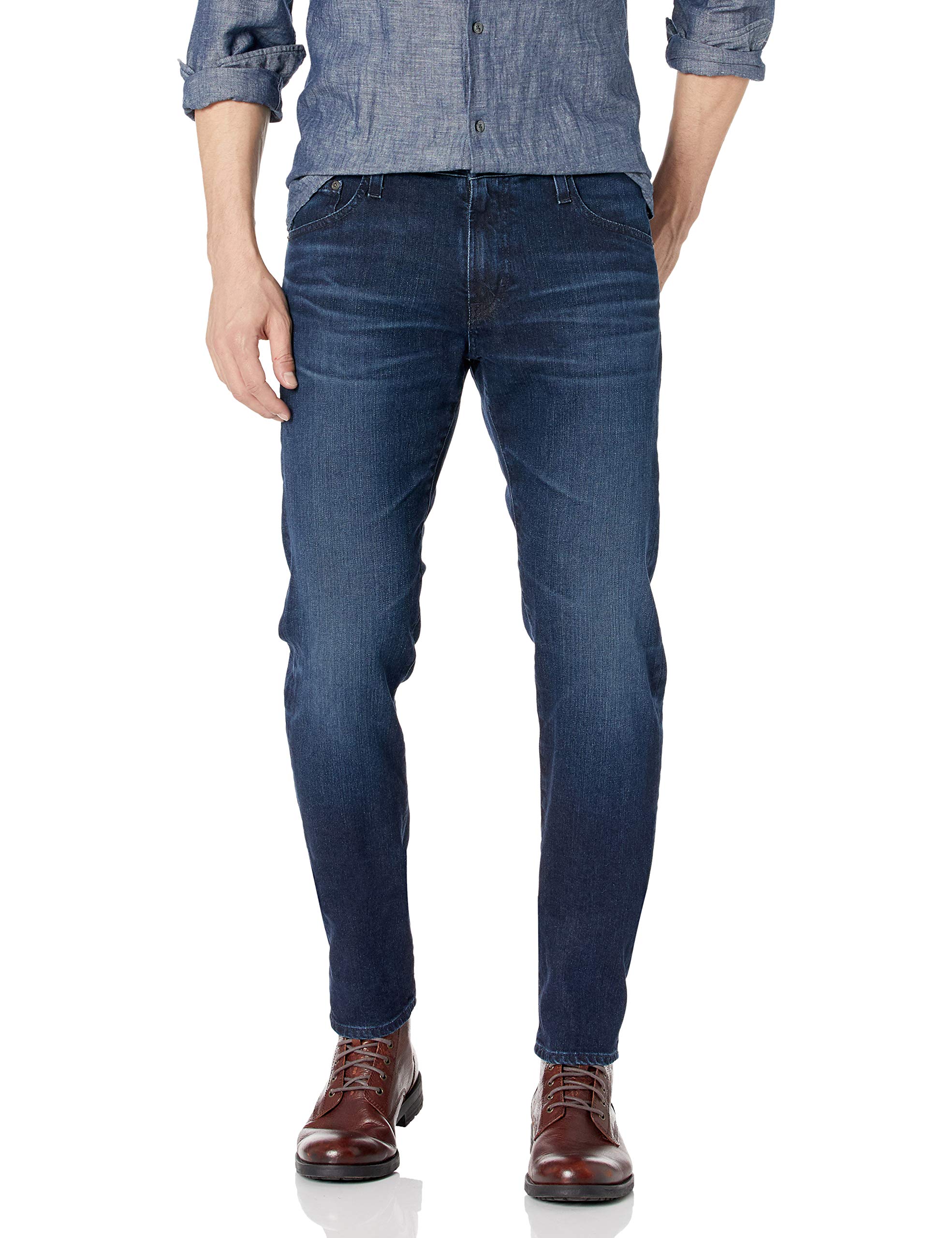 AG Adriano Goldschmied Men's The Tellis Modern Slim Fit Stretch Denim Jeans - Comfortable & Stylish for Casual Wear, Office & Night Out