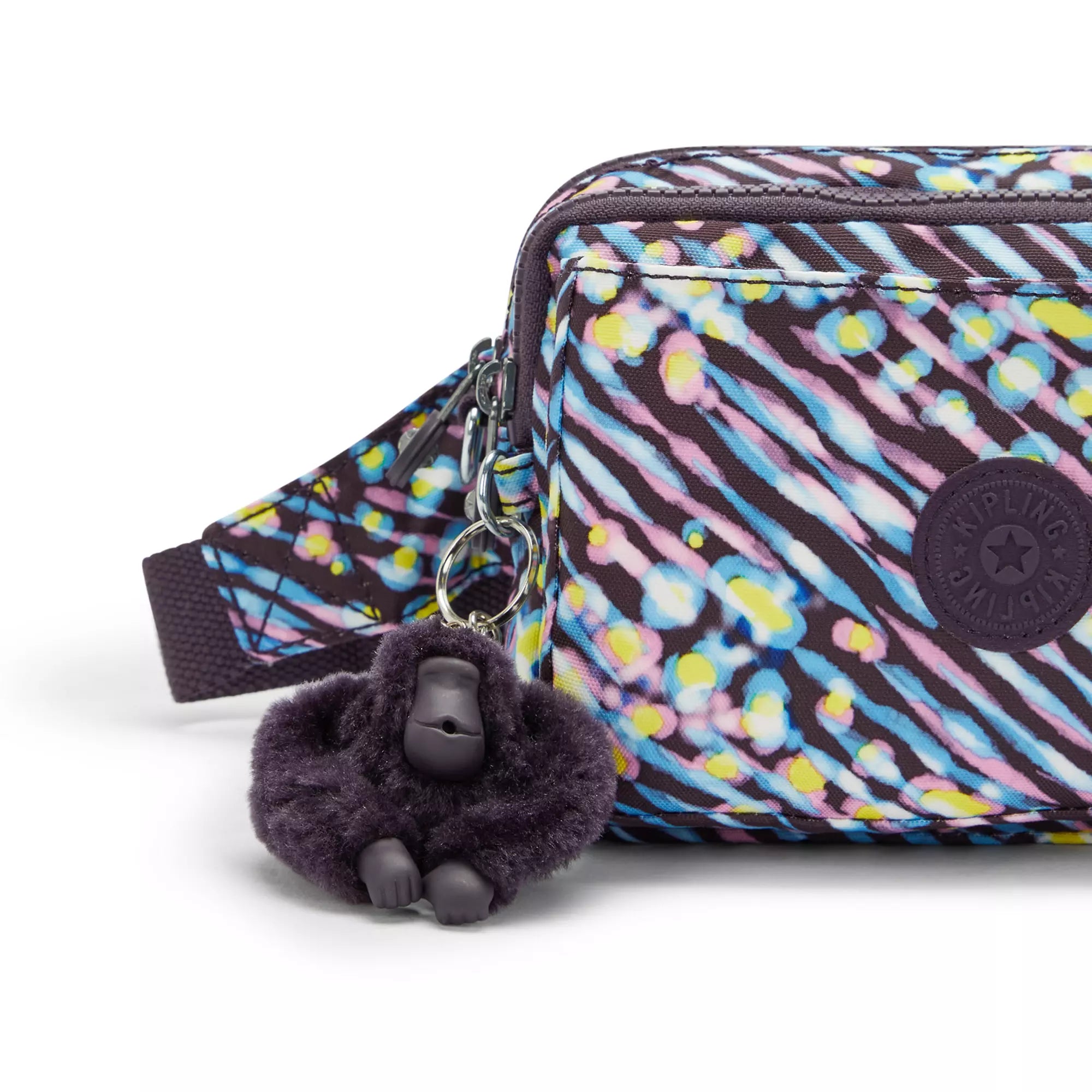 Kipling Abanu Multi-Printed Convertible Crossbody Bag - Stylish & Lightweight Undersea Lights Design | Perfect for Travel, Work & Everyday Use