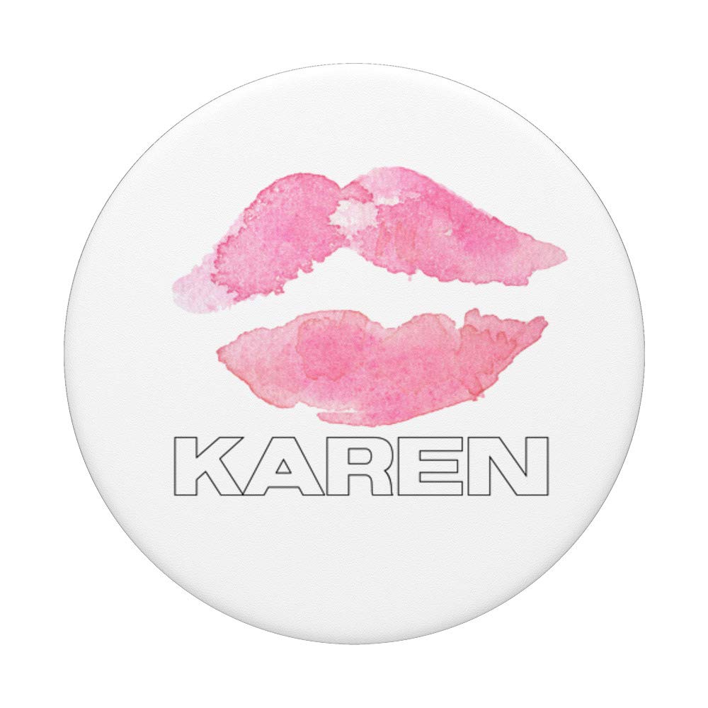 Karen Lips PopSockets - Expandable Phone Grip & Stand for iPhone, Samsung, Tablets - Perfect for Selfies, Gaming & Hands-Free Viewing