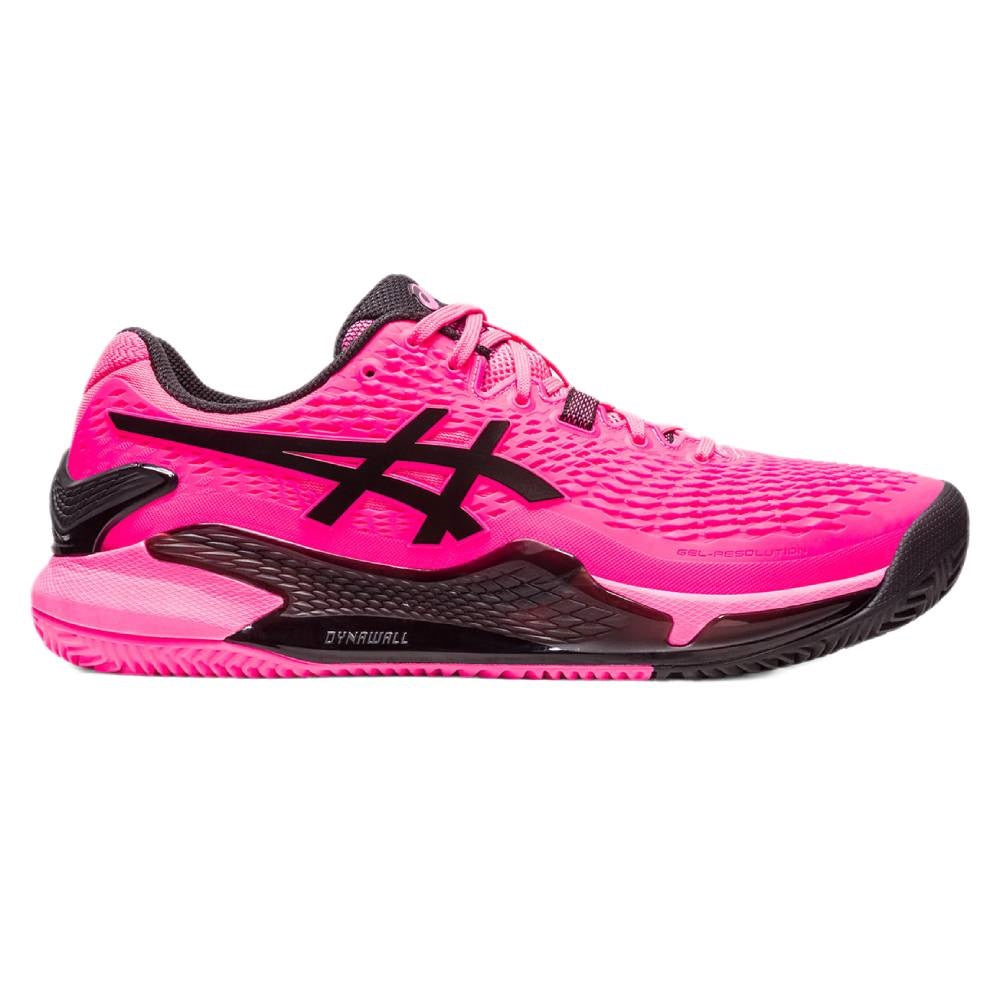 ASICS Gel Resolution 9 Men's Clay Court Tennis Shoes - Pink/Black | High-Performance Stability & Cushioning for Clay Court Play | Perfect for Competitive Matches & Training