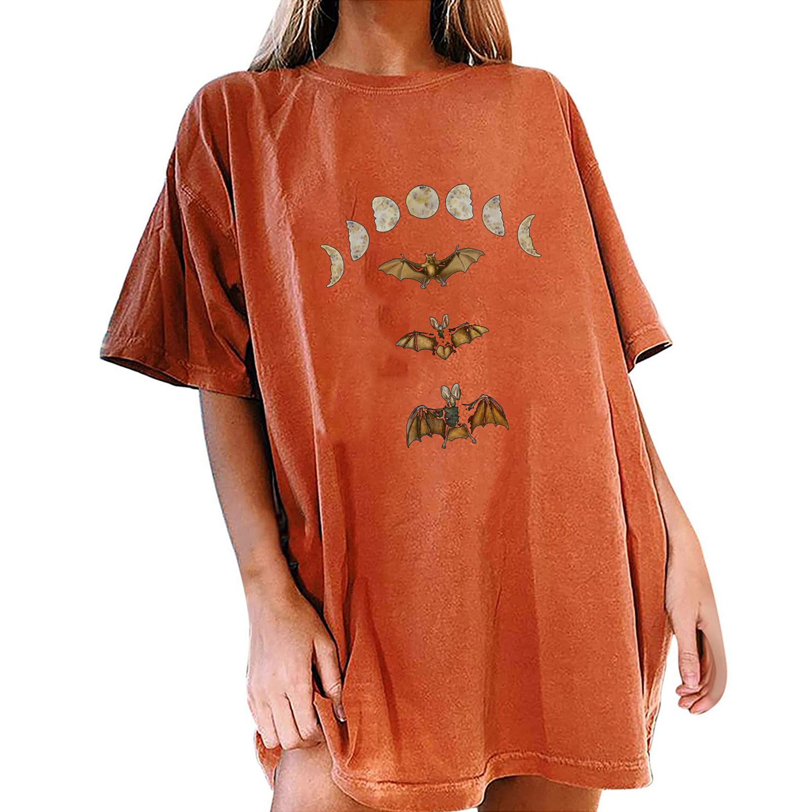 Trendy Oversized Cotton T-Shirts for Women - Summer Short Sleeve Crewneck Casual Blouse | Perfect for Everyday Wear, Weekend Outfits & Street Style Fashion