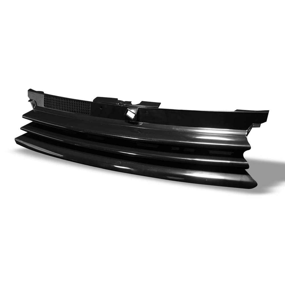 1999-2006 VW Golf GTI R32 MK4 Glossy Black Front Bumper Grill Replacement - Perfect Fit for MK4 Volkswagen Models, Enhances Vehicle Appearance & Aerodynamics
