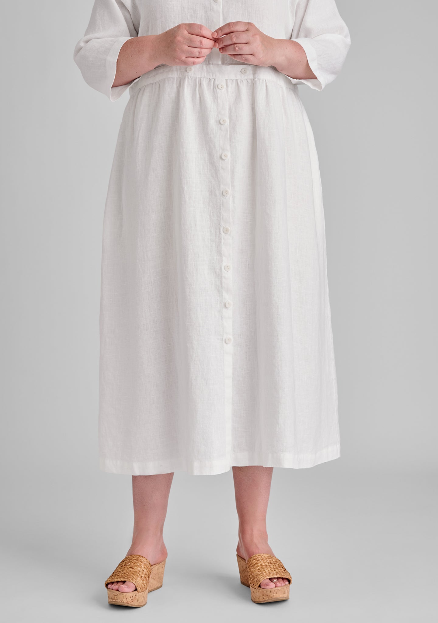 Women's Linen Button Down Maxi Dress - Breathable Summer Casual Long Dress for Beach, Vacation & Everyday Wear
