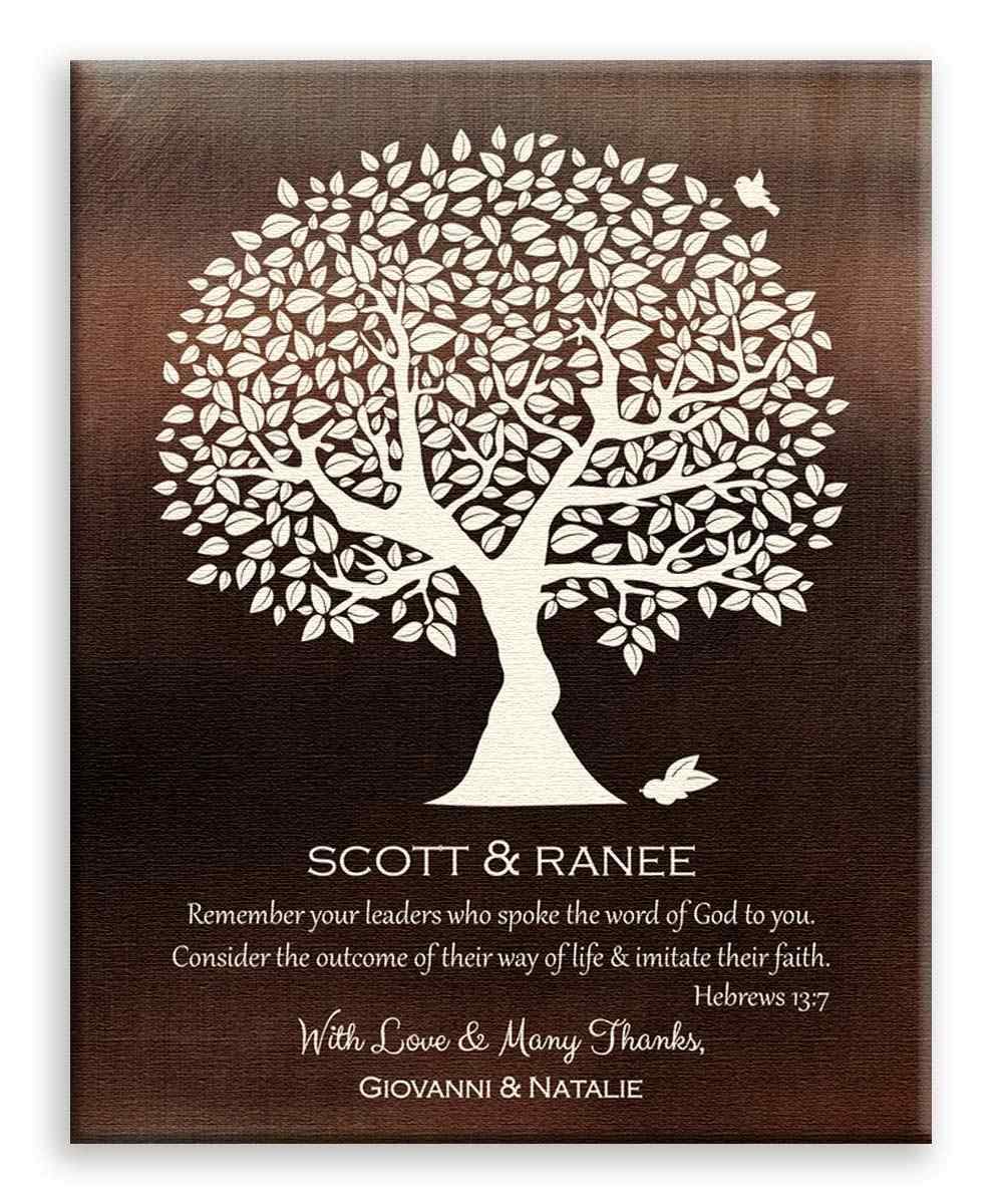11x14 Personalized Leadership Canvas Art Print - Thank You Gift for Boss, Teacher, Mentor - Ready to Hang with Free Gift Wrapping - Perfect for Office Decor, Retirement Gifts & Appreciation Presents (LTC-C1495)