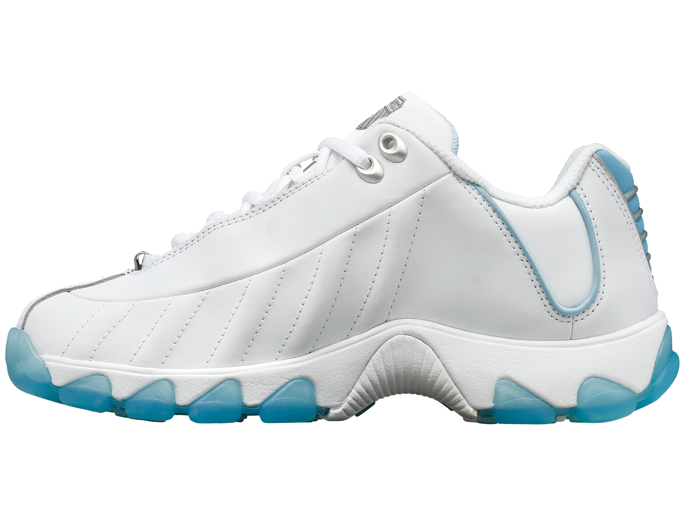 ST329 CMF Sneakers - White/Sky Blue/Silver/Ice Colorway - Stylish & Comfortable for Running, Walking & Casual Wear