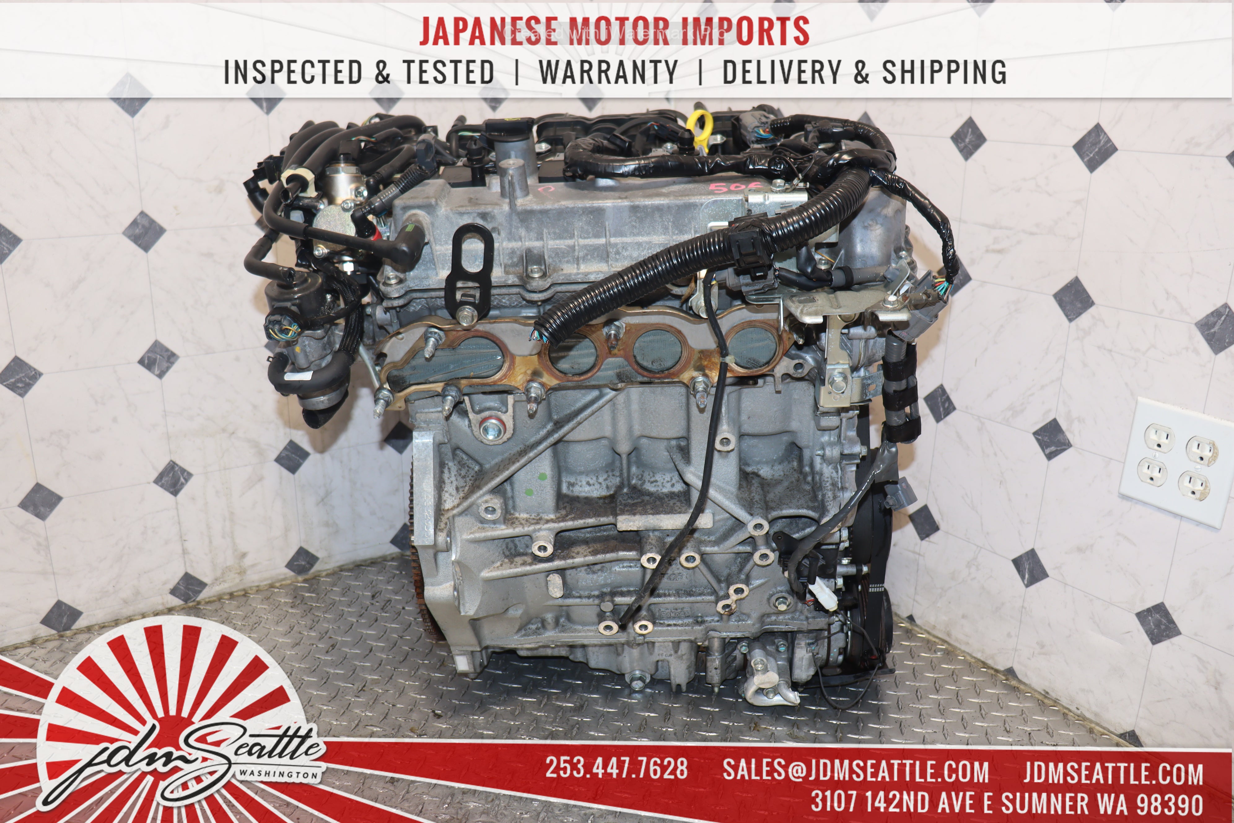 JDM LF-VE 2.0L Engine for 2006-2009 Mazda 3 | Replacement for 2.3L 4-Cylinder DOHC VVT | Perfect for Performance Upgrades & Engine Swaps