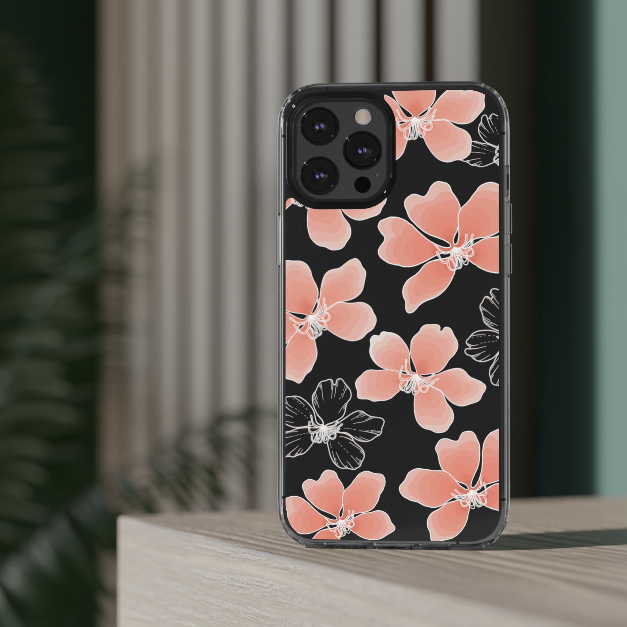 Hong Kong Orchid Clear Phone Case - Slim Protective Cover for iPhone & Samsung | Perfect for Everyday Use, Travel & Gifting