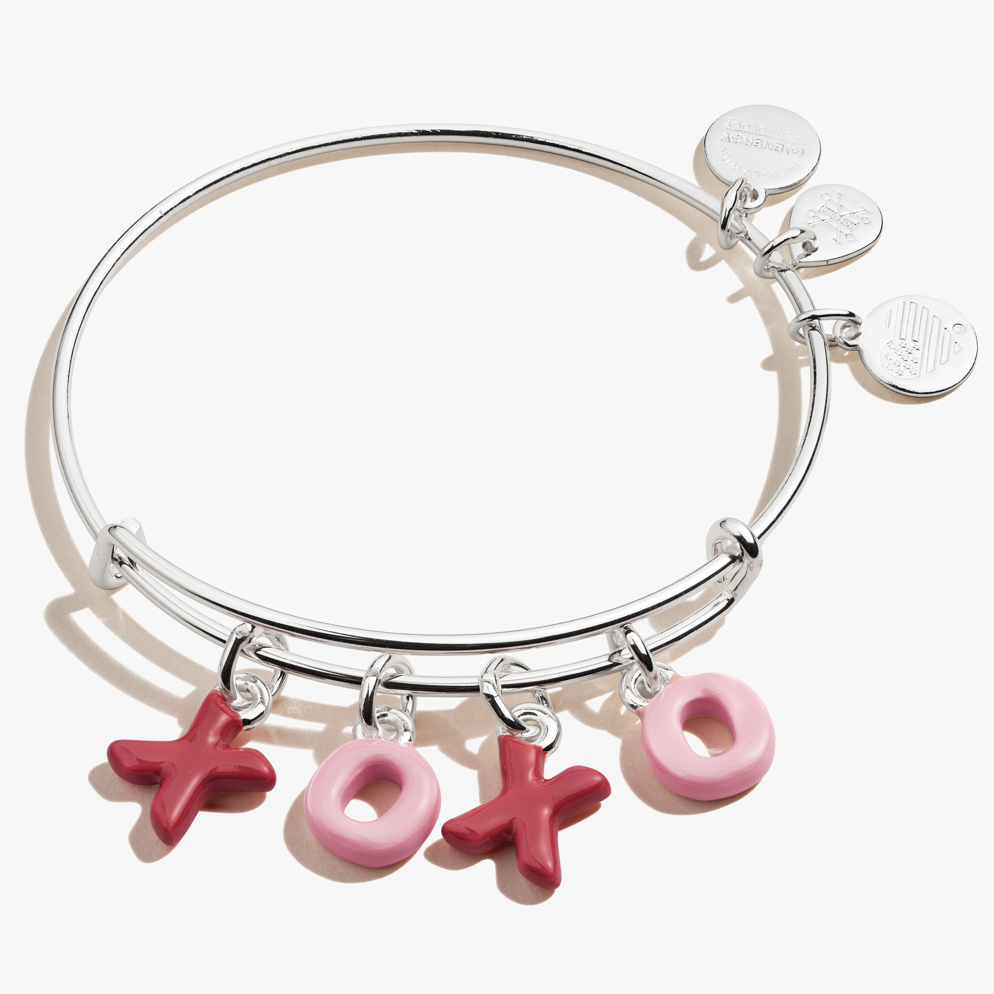 Stylish XOXO Charm Bangle Bracelet for Women - Trendy Love & Friendship Jewelry Gift for Valentines Day, Anniversary or Everyday Wear