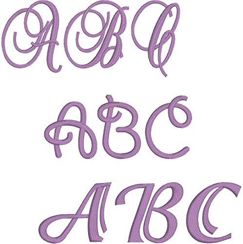 Embrilliance Font Collection 1 - Professional Embroidery Software for Mac & Windows PC | Create Custom Designs for Quilting, Apparel & Home Decor