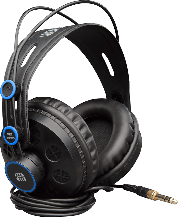 PreSonus HD7 Professional Studio Headphones for Recording, Mixing & Audio Monitoring - High-Quality Sound for Musicians & Producers
