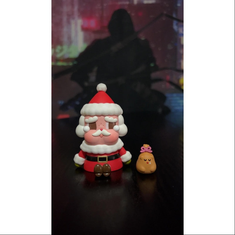 Crybaby Lonely Christmas Series - Uncle Santa Plush Doll | Festive Holiday Decoration & Gift for Christmas Parties, Home Decor, and Collectors