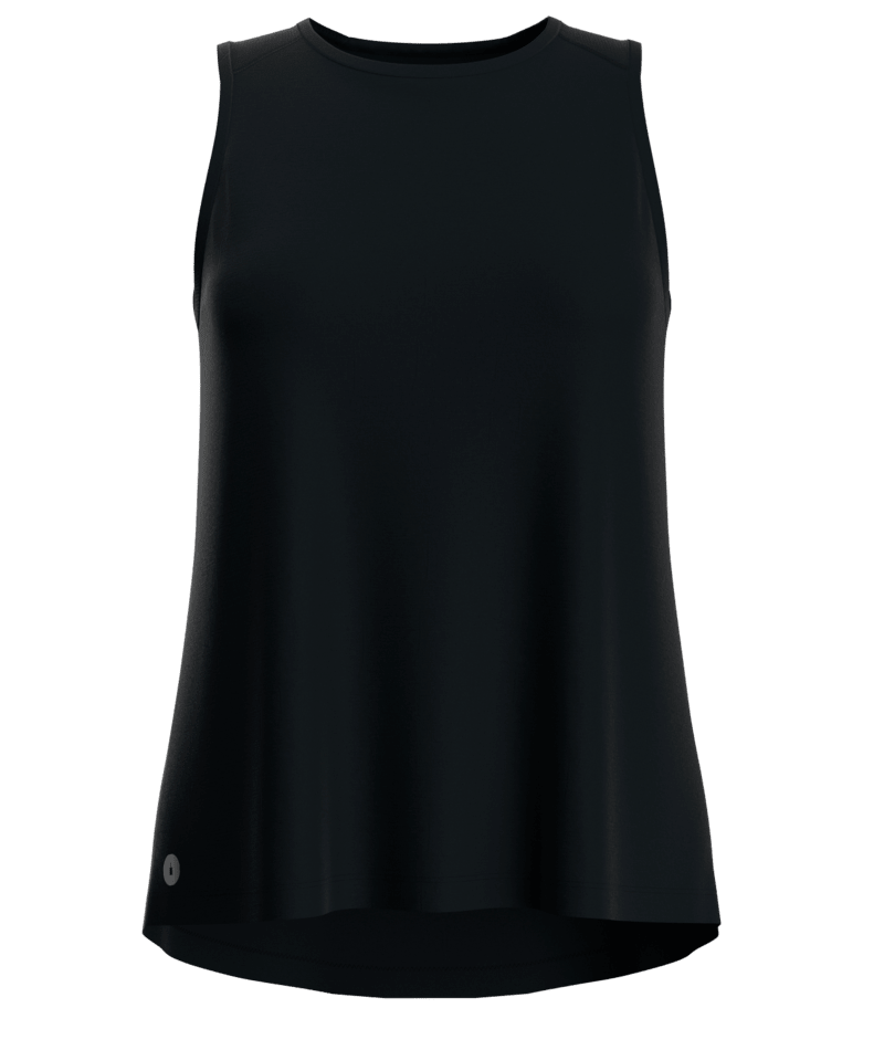 Smartwool 2023 Women's Active Ultralite High Neck Tank Top - Moisture Wicking Merino Wool Workout Shirt for Running, Yoga & Outdoor Activities