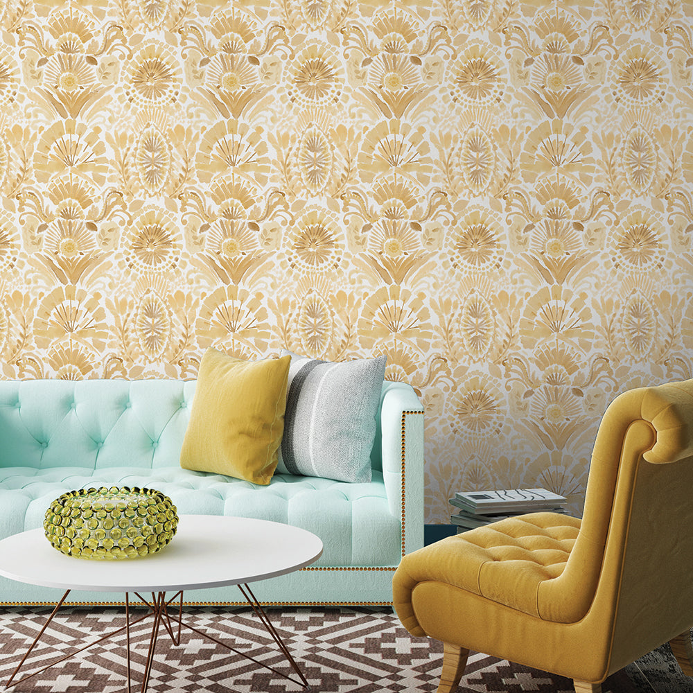 Bohemian Self-Adhesive Wallpaper - Easy Peel and Stick Removable Wallpaper for Bedroom, Living Room, Home Decor - Perfect for Accent Walls, DIY Home Renovation & Rental Apartment Makeovers
