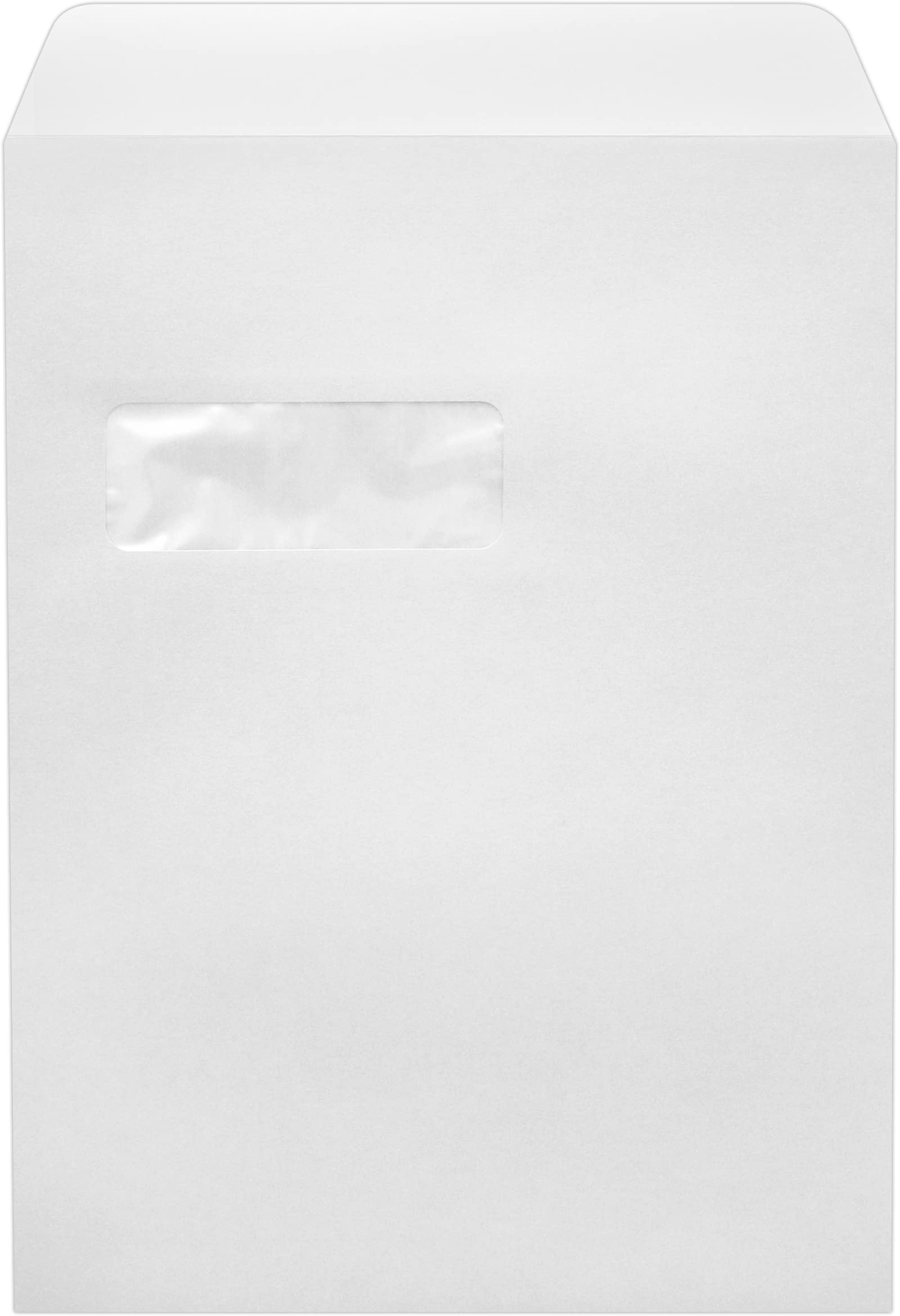 Premium LUXPaper 9 x 12 Inch Open End Window Envelopes - Self-Sealing Peel & Press Design - Bright White 28lb Text Weight - Pack of 1,000 - Perfect for Business Mailings, Invoices, and Direct Marketing Campaigns