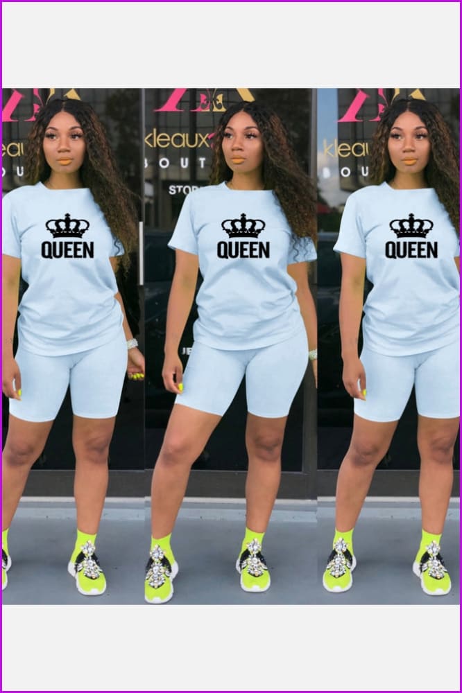 Lovevop Women's Casual T-Shirt and Shorts 2-Piece Summer Outfit Set - Comfortable Cotton Loungewear for Beach, Vacation & Everyday Wear