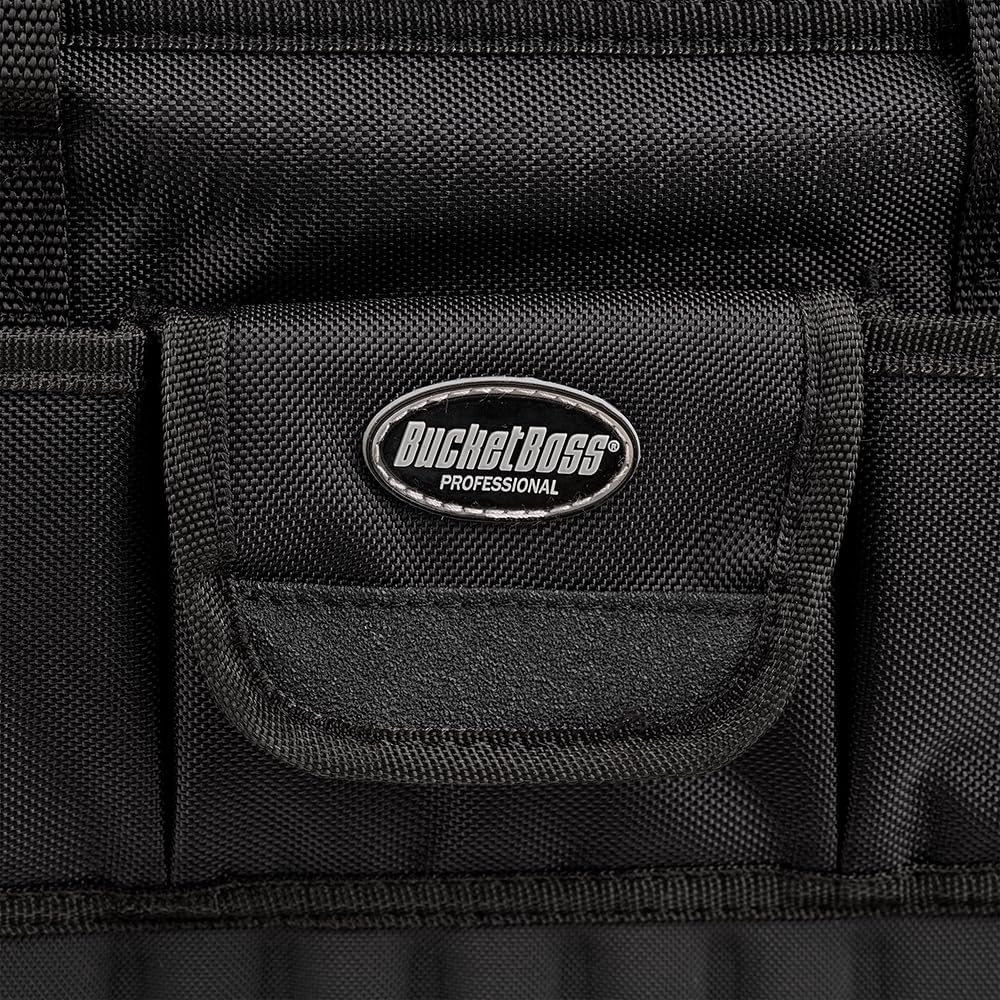 Bucket Boss Pro Racer 14 Tool Bag - Professional Series (66014) | Durable Construction for Mechanics & DIY Enthusiasts | Perfect for Auto Repair, Construction & Home Improvement Projects