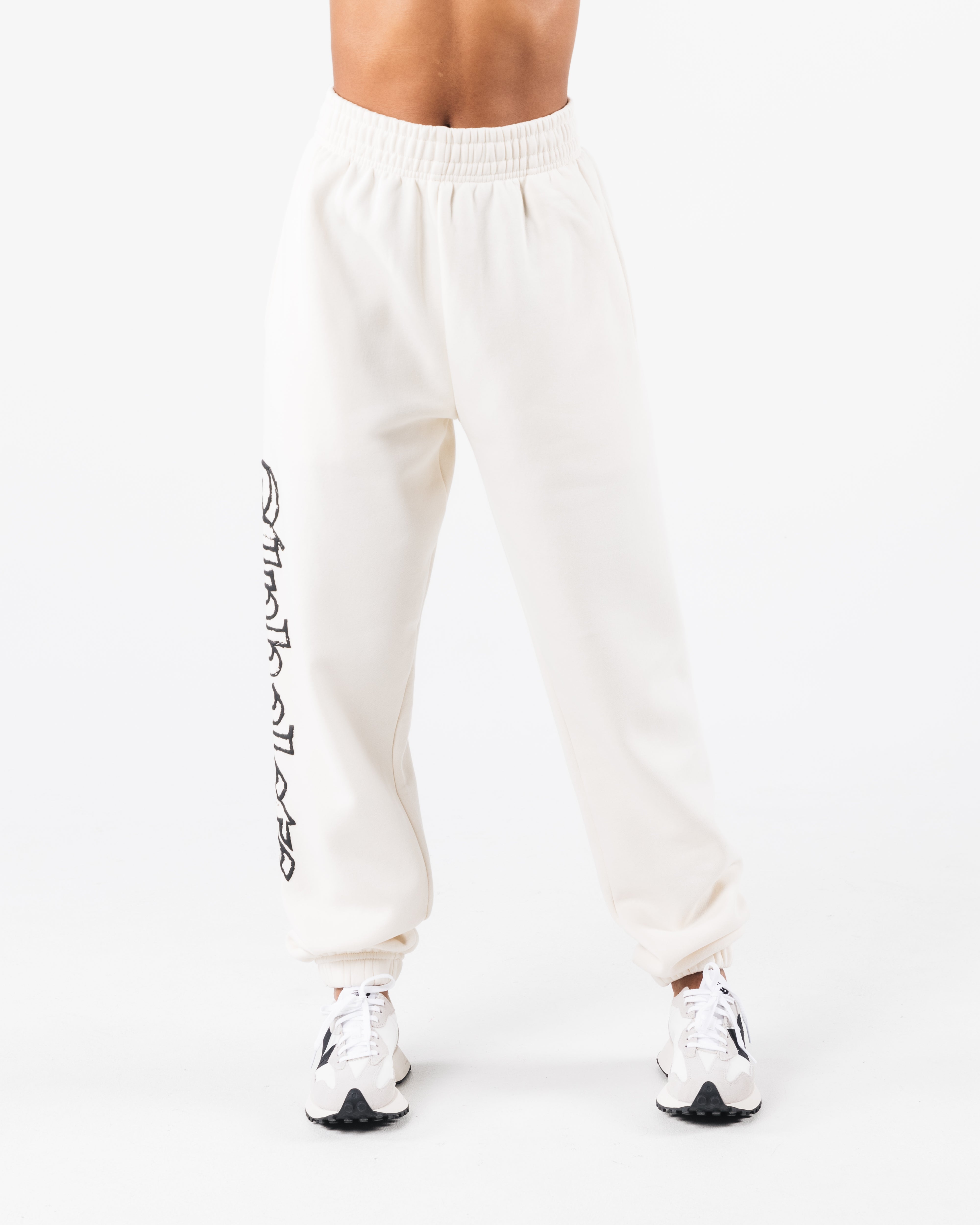 Script Jogger Ivory - Comfortable Casual Sneakers for Women | Perfect for Walking, Running & Everyday Wear