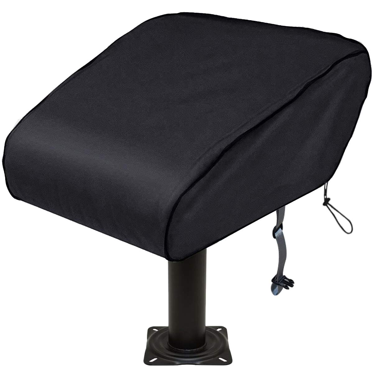 **420D Waterproof Boat Seat Cover - Folding Fishing Chair Protector with Buckle Strap, 20