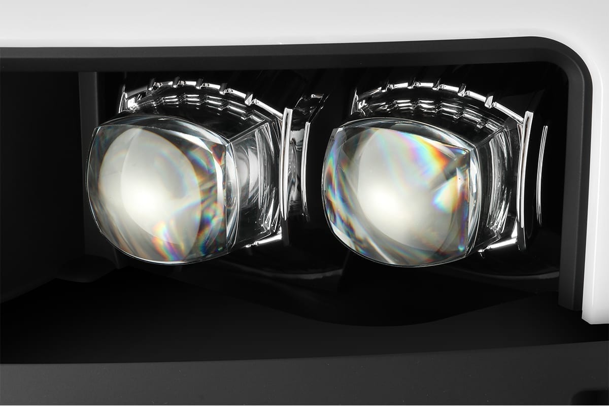 15-19 Chevrolet Silverado 2500HD/3500HD MK II NOVA Series LED Projector Headlights - Black Housing - High Performance Lighting for Night Driving & Off-Road Adventures