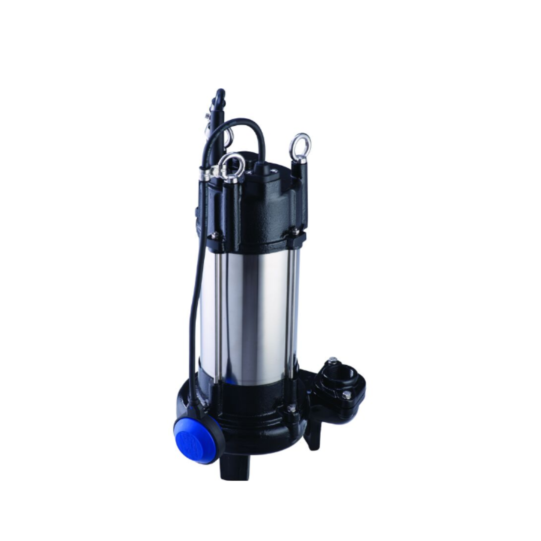 Pumpmaster GPA Series Submersible Sewage Grinder Pump with Float Switch - Heavy Duty Wastewater Pump for Basement, Septic Tank & Commercial Use