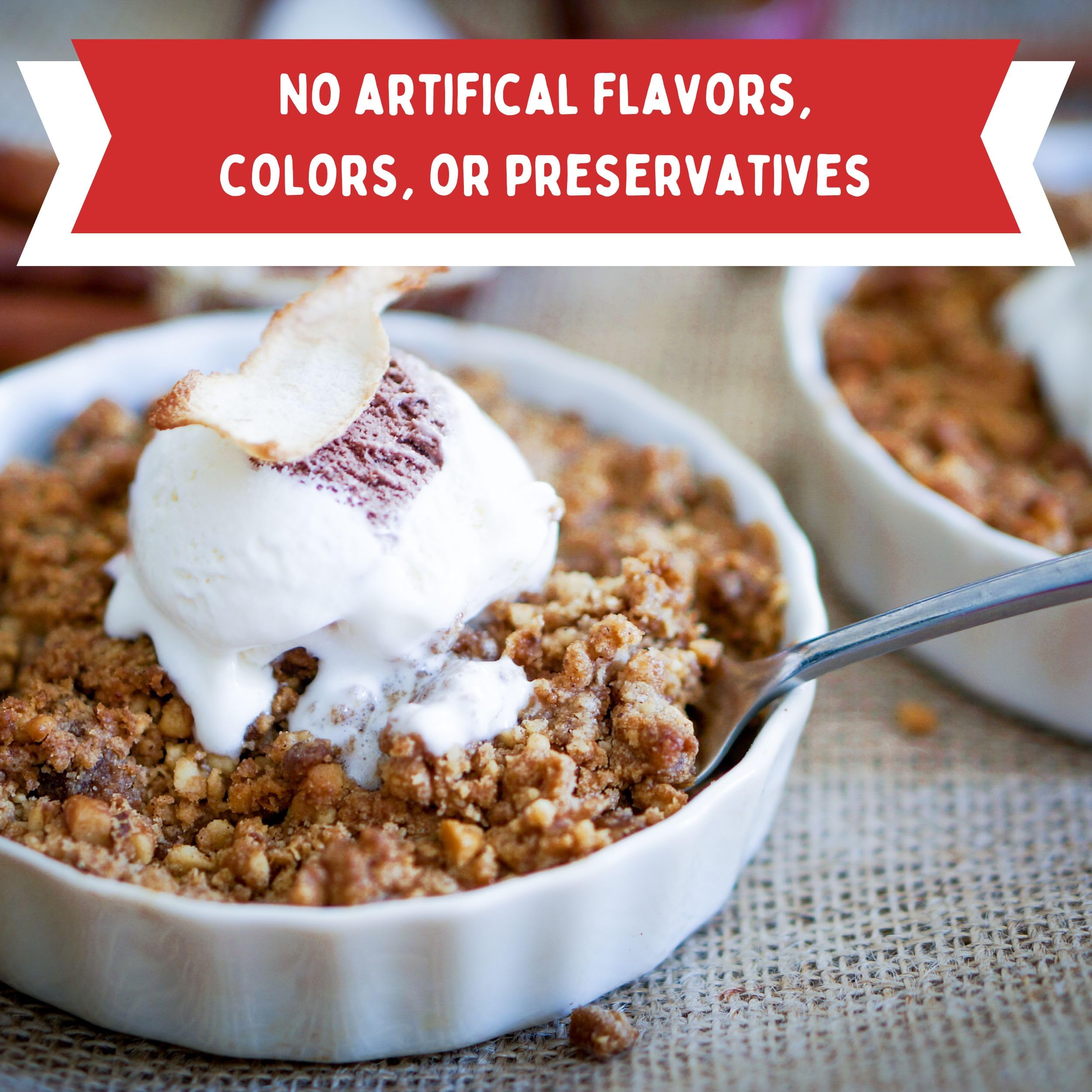 Concord Foods Apple Crisp Mix - Easy-to-Make Dessert with Ready-to-Use Ingredients, Sweet & Tender Fruit Filling with Buttery Cinnamon Crumb Topping (8.5 oz, Pack of 2) - Perfect for Fall Baking, Holiday Desserts & Family Gatherings