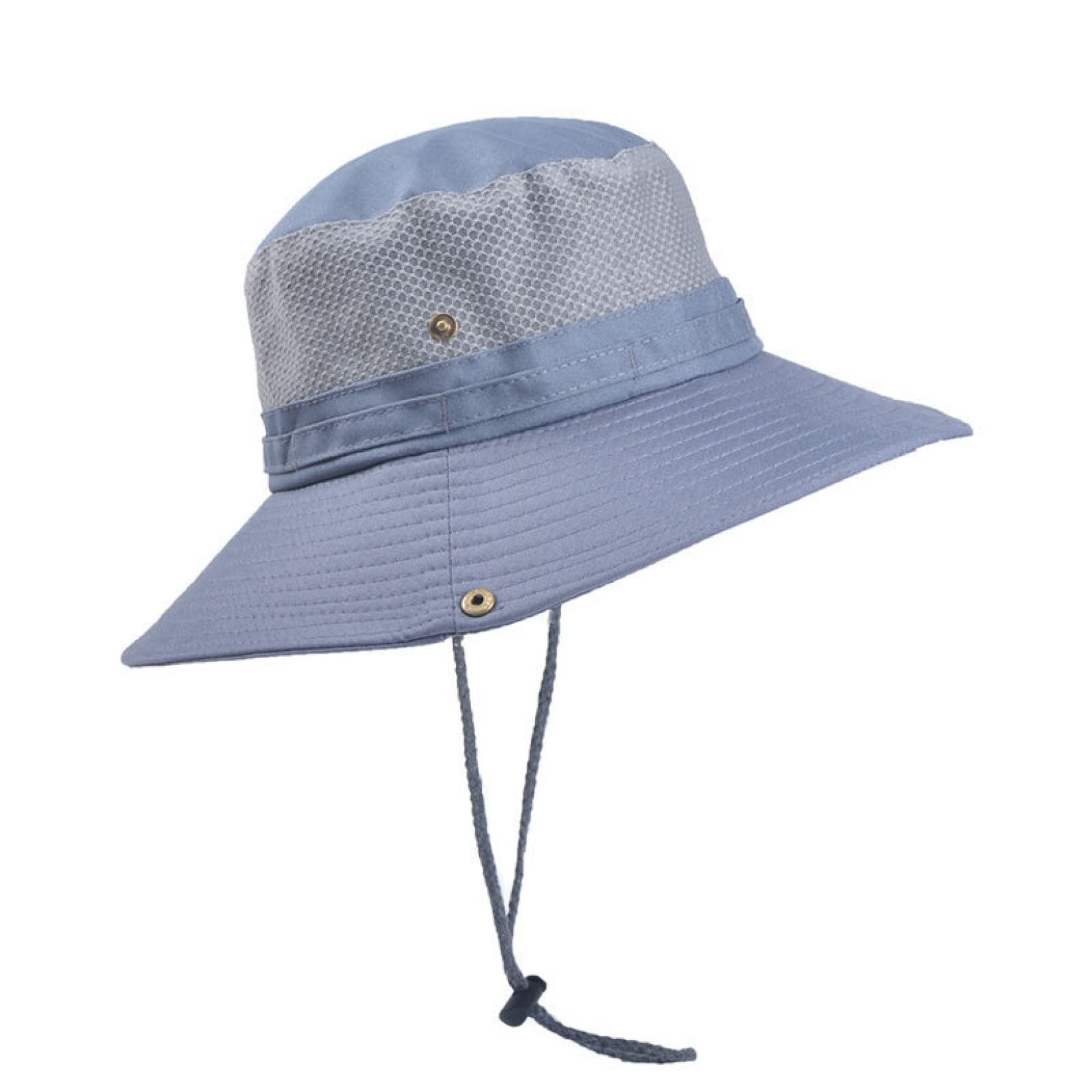 Men's & Women's Sun Hats - UV Protection Wide Brim Bucket Hats, Breathable Mesh Summer Fishing & Beach Caps for Outdoor Activities