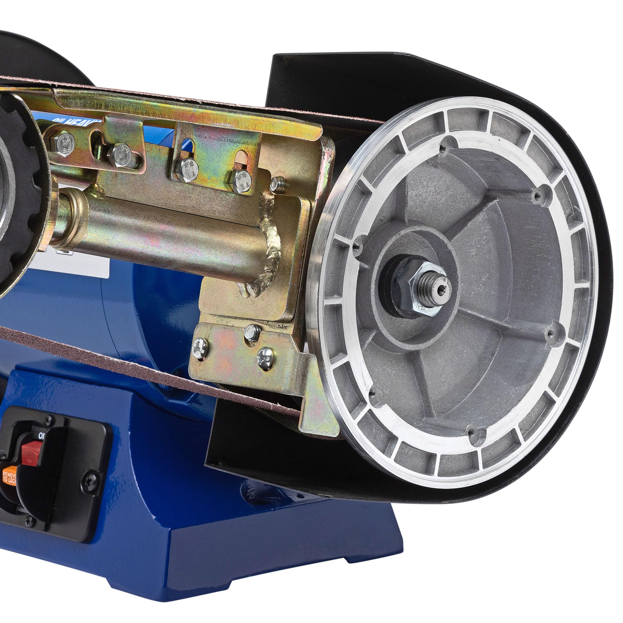 Eastwood Versa-Grind 2X36 Belt Grinder Attachment for Bench Grinders - 5/8