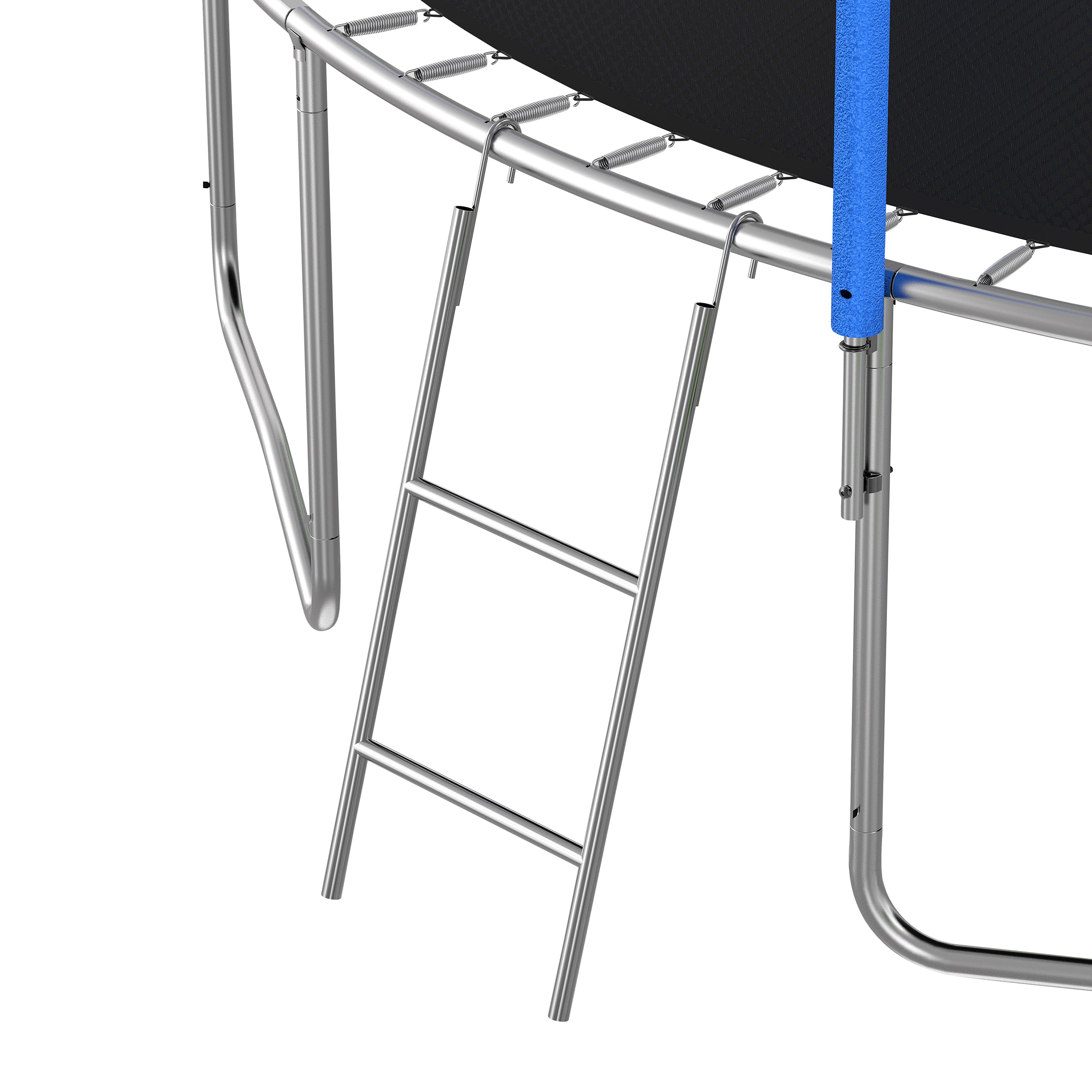 14FT Outdoor Trampoline with Slide, Swings, Basketball Hoop & Ladder - ASTM Approved Large Recreational Trampoline with Safety Net for Kids & Adults - Perfect for Backyard Fun, Family Exercise & Outdoor Play