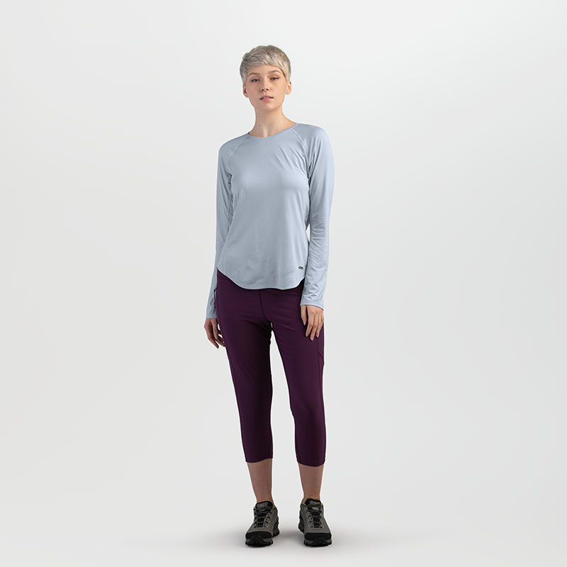 Women's Argon Long Sleeve T-Shirt - Soft Comfortable Casual Top for Everyday Wear | Perfect for Workouts, Yoga, and Layering in Cool Weather