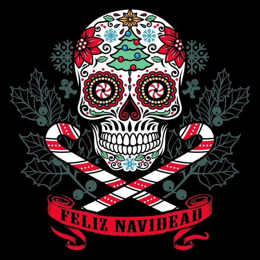 Feliz Navidead Boyfriend Fit T-Shirt for Women - Black | Christmas Holiday Party Outfit & Casual Wear