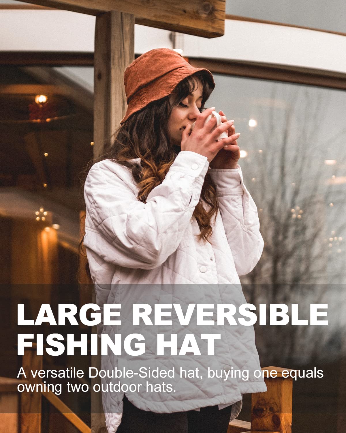 Zylioo XX-Large Bucket Sun Hat for Women & Men - Reversible Wide Brim Fishing Hat with UPF 50+ UV Protection - Perfect for Golf, Hiking, Beach, Gardening and Outdoor Activities