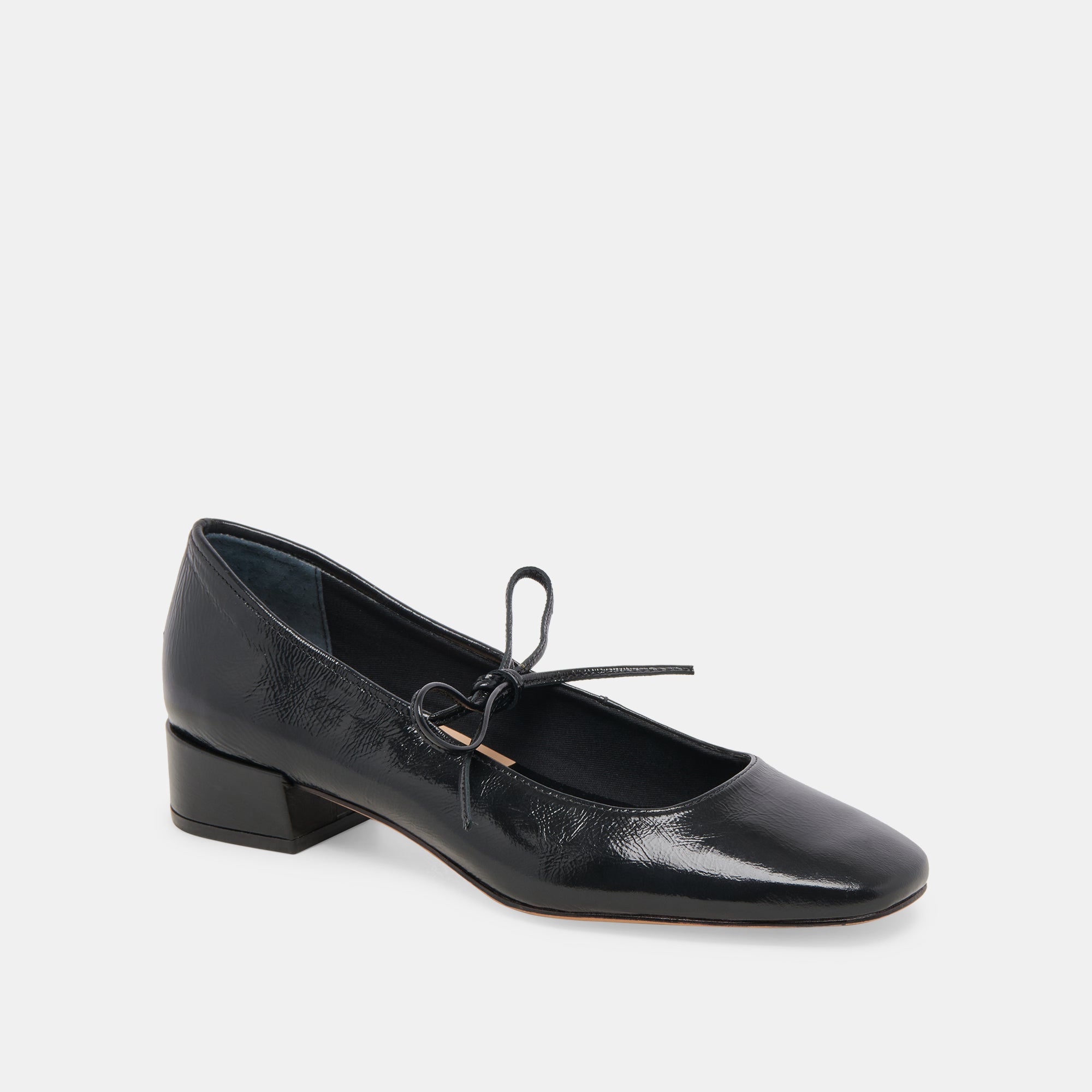 Ardien Women's High Heels - Midnight Crinkle Patent Leather Pumps for Evening Parties & Formal Events
