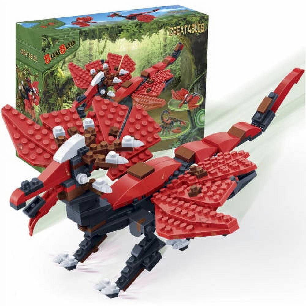 Ancient Raptor Adventure Building Blocks Set (295 Pieces) - STEM Educational Toy for Kids, Dinosaur Themed Construction Kit for Creative Play & Birthday Gifts