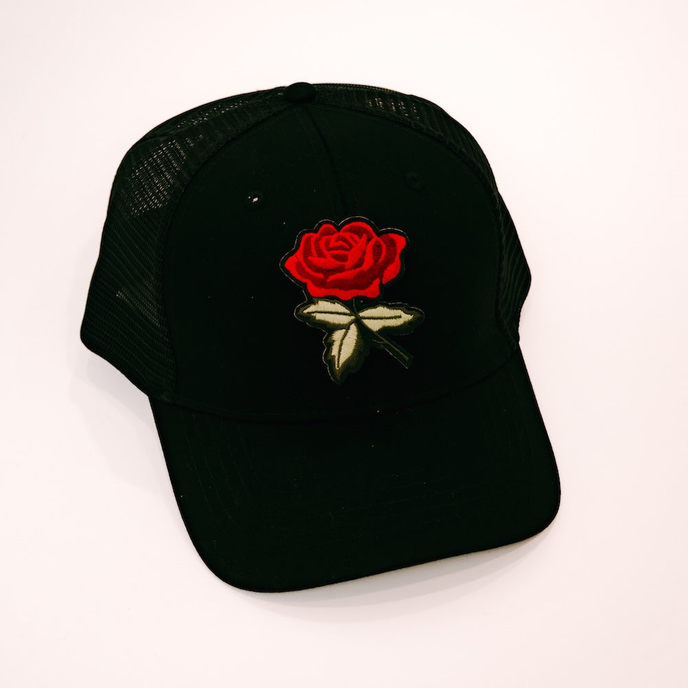 Rose Iron On Patch - Embroidered Floral Applique for DIY Clothing, Bags & Hats - Perfect for Customizing Denim Jackets, Backpacks & Accessories