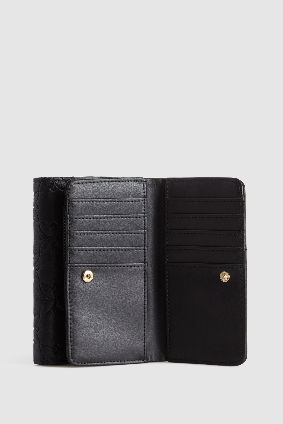 Premium Embossed Leather Medium Wallet for Men & Women - Slim RFID Blocking Bifold Wallet for Everyday Use, Travel & Business