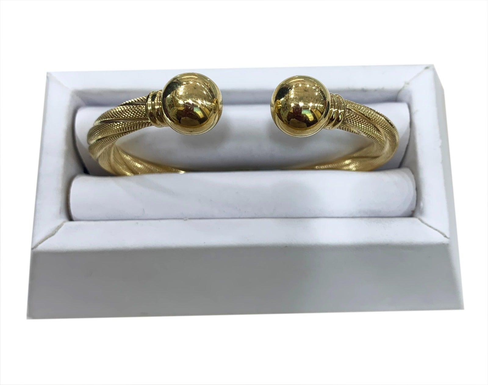 18K Gold Bangle Bracelet for Women - Elegant & Durable 6mm Wide - Perfect for Weddings, Parties & Everyday Wear