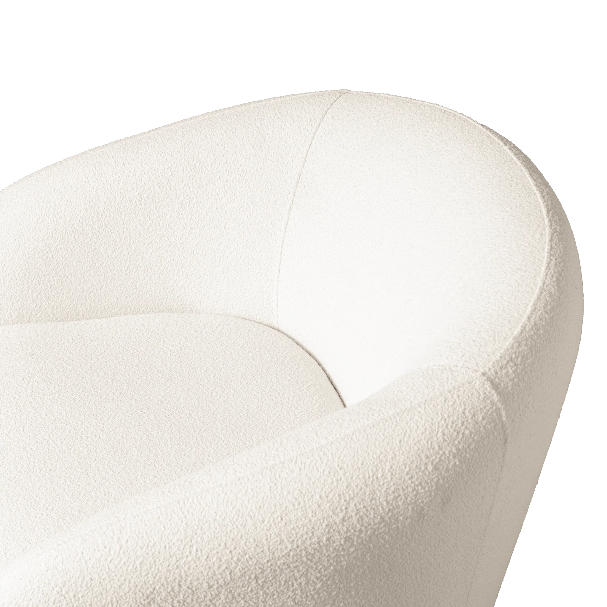 Como Outdoor Swivel Lounge Chair - 360 Degree Rotating Patio Furniture with Cushion, Waterproof & UV Resistant for Garden, Poolside, Deck, Backyard Relaxation