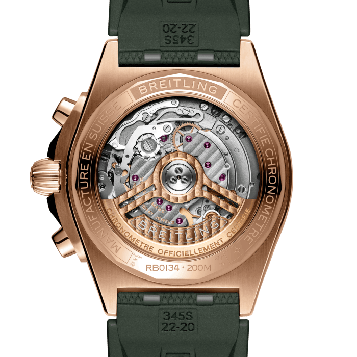 Breitling Chronomat Chronograph 18k Rose Gold Men's Luxury Watch - Perfect for Business, Formal Events & Collectors