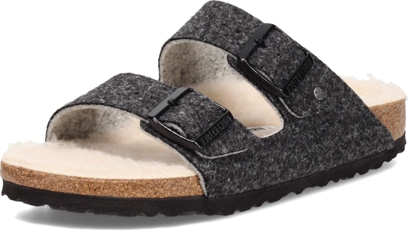 Birkenstock Women's Arizona Shearling Sandals - Soft Wool Lined Comfortable Slide Sandals for Women | Perfect for Home, Office & Casual Outings