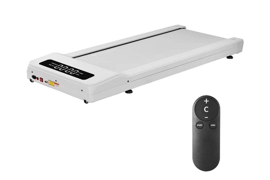 LifeSpan TX6 GlowUp Under Desk Treadmill - Compact Walking Machine for Home & Office Use - Stay Active While Working or Relaxing