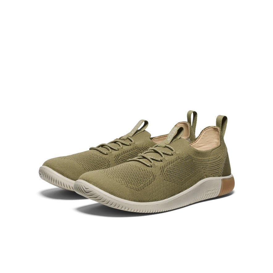 Men's KNX Knit Sneakers - Lightweight Comfortable Walking Shoes | Martini Olive/Plaza Taupe Color | Perfect for Casual Wear, Gym & Outdoor Activities