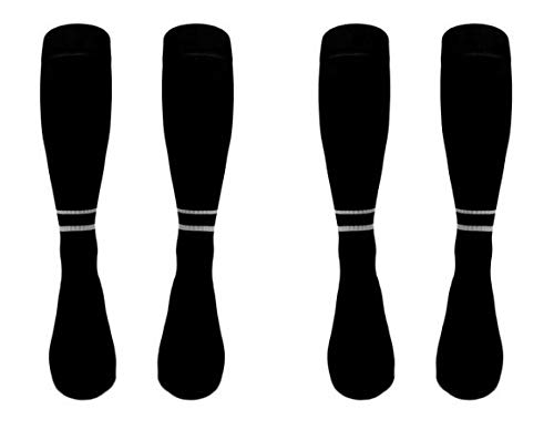 High-Quality Pro Soccer Referee Socks - 2 Pairs for Men & Women - Moisture-Wicking & Breathable for Games, Training & Sports Officiating