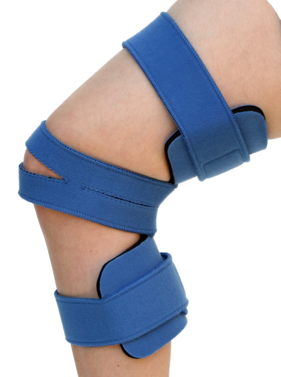 Adult Small Light Blue Neoprene Knee Support Brace - Comfortable & Durable for Running, Workout & Arthritis Pain Relief