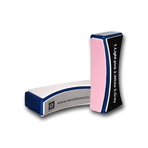 Swisa Beauty Sensation Dead Sea Magic Nail Buffer - 2 Pack for Professional Nail Care & Shine - Perfect for Manicures, Pedicures & At-Home Nail Salons