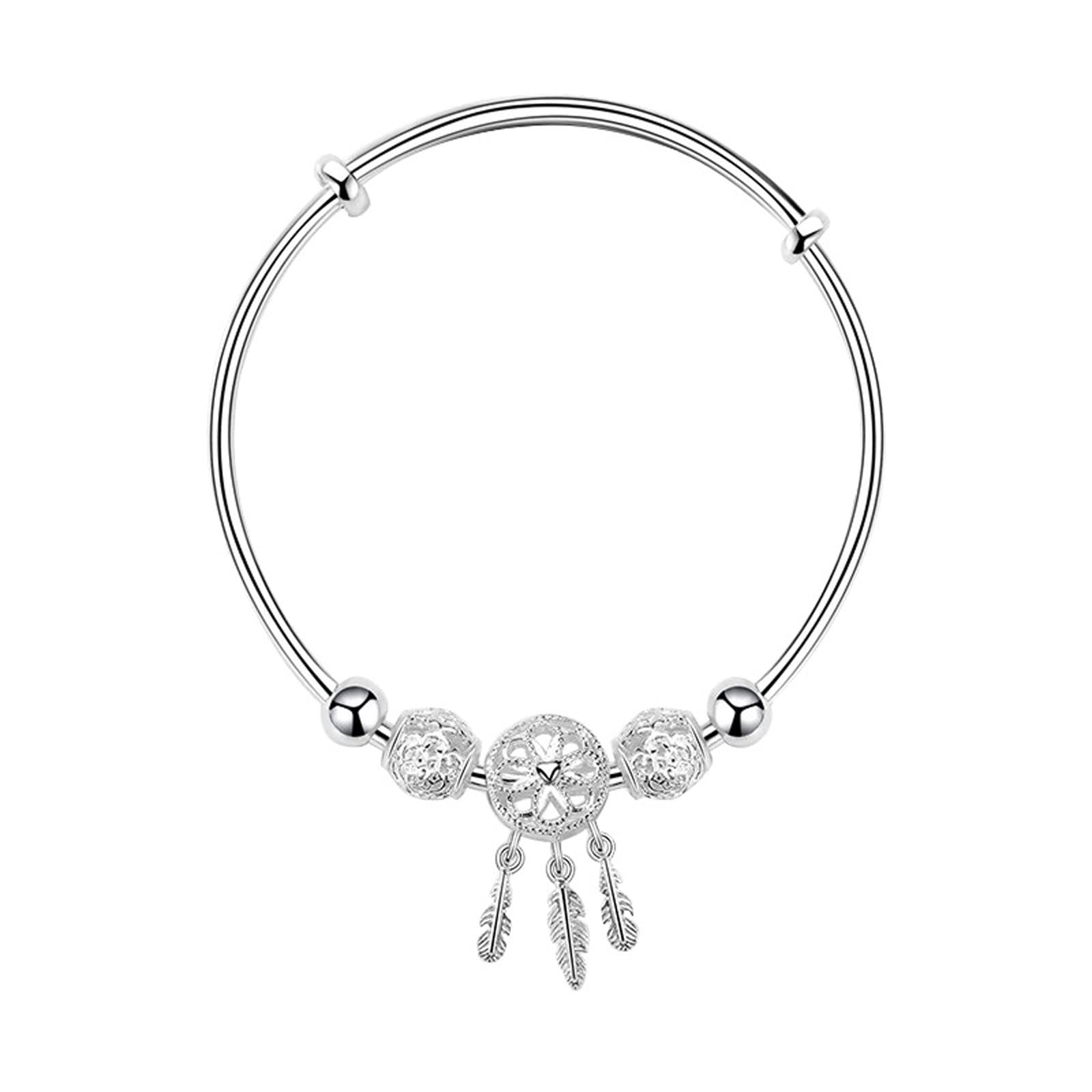 Elegant Silver Tassel Bracelet for Women - Dainty Handmade Jewelry | Perfect for Casual Wear, Date Nights & Gift Giving
