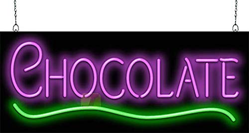 Vintage Chocolate Neon Sign - Retro LED Wall Decor for Cafe, Bar, and Home - Perfect for Sweet Shops, Bakeries, and Bedroom Aesthetic Lighting