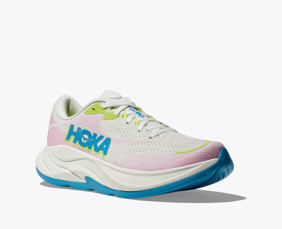 HOKA Women's Rincon 4 Running Shoes - Lightweight & Cushioned for Road Running, Frost/Pink Twilight - Perfect for Jogging, Marathon Training & Daily Workouts