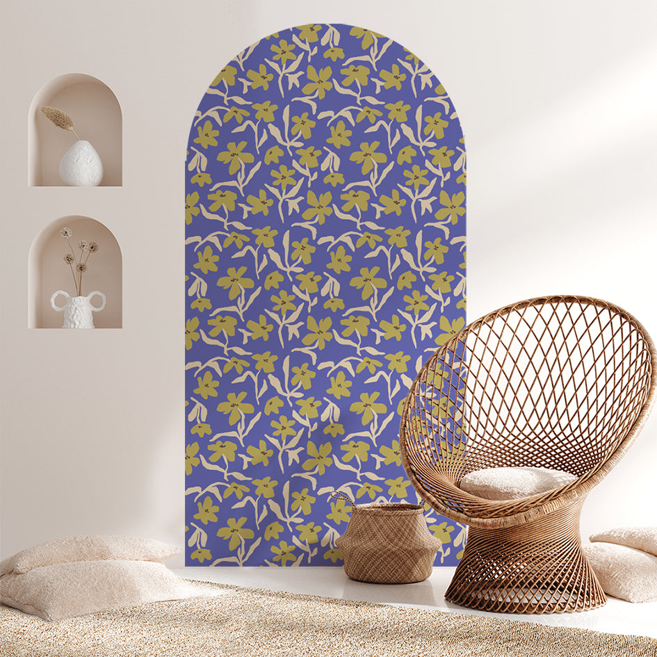 Peel and Stick Arch Wallpaper Decal - Petal Pop Floral Design for Home Decor | Self-Adhesive Wall Stickers for Bedroom, Living Room & Nursery