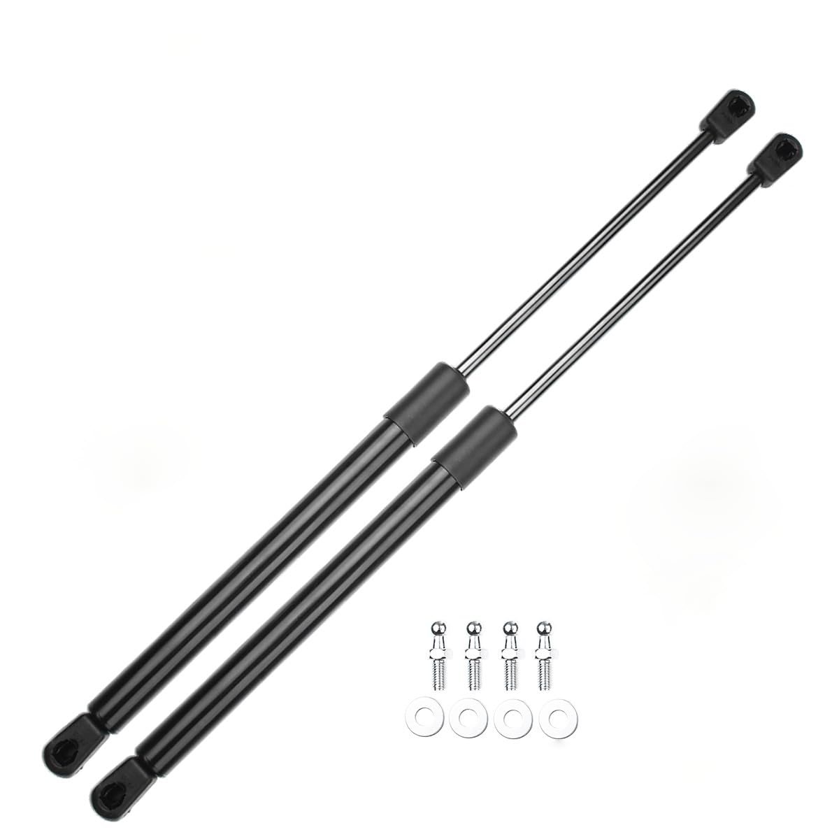 Premium 17.09 Inch 40lb Gas Spring Struts - Heavy Duty Lift Supports for Toolboxes, Cabinets, Sliding Windows, Storage Beds, Bench Lids & Basement Doors (2-PC Set) - Perfect for Automotive, RV, Marine & Home Storage Solutions