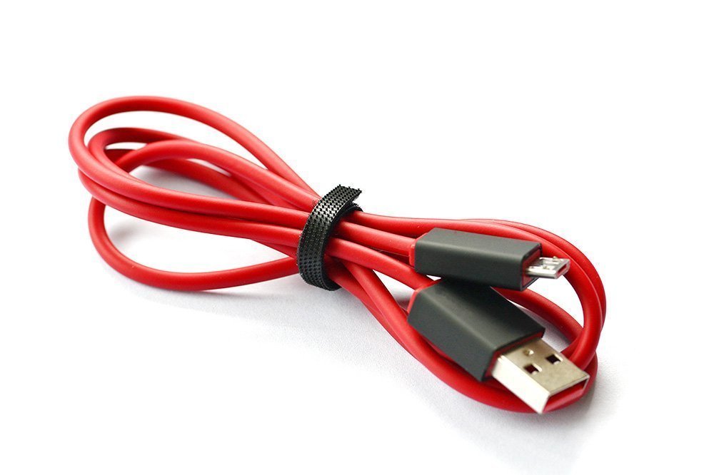 Premium Asobilor Red USB Charging Cable for Beats Solo Wireless Headphones - Fast Charging & Durable Power Cord - Perfect for Travel, Gym, and Home Use